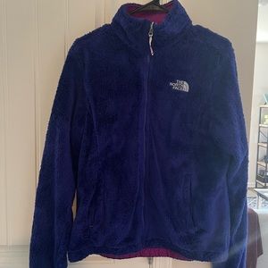 Purple woman North Face fleece medium